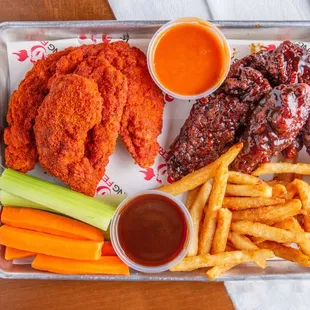 bbq chicken, fried chicken, bbq wings, chicken wings, chicken wings and fried chicken, chicken, fried chicken wings, poultry, food