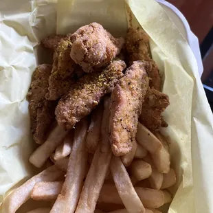 Lemon pepper boneless chicken wings