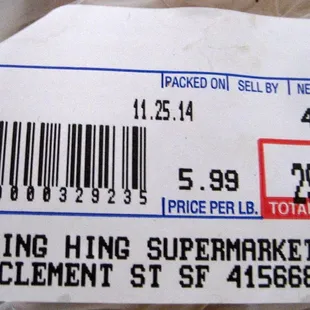 Prices went up $1 a week later