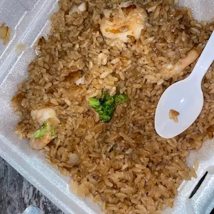 Shrimp fried rice