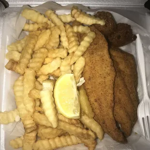 Fried catfish