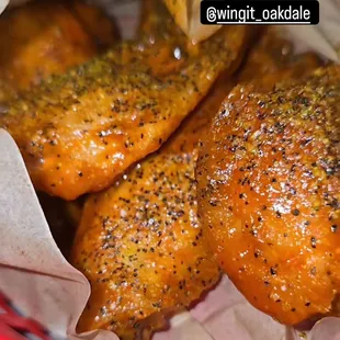Spicy Lemon Pepper Cauliflower Wings