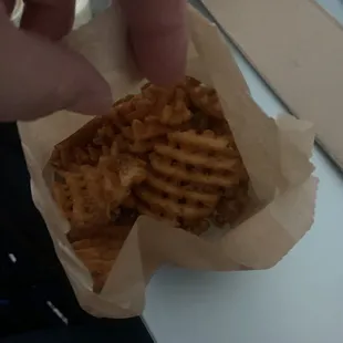Waffle Fries.