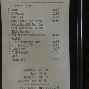 &quot;Non-cash fee of $3.96, huh?