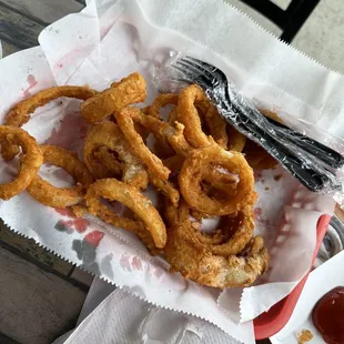 Onion ring appetizer