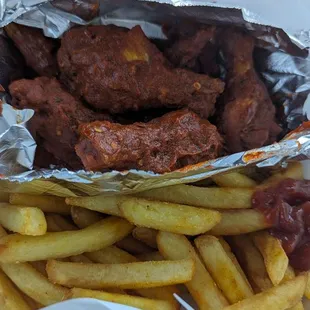 fried chicken, fried chicken wings, bbq chicken, poultry, chicken wings and fried chicken, bbq wings, food, chicken wings, chicken