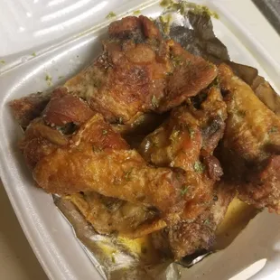 Garlic Parm wings