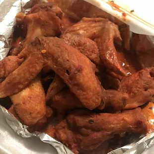 Nuclear Garlic Wings