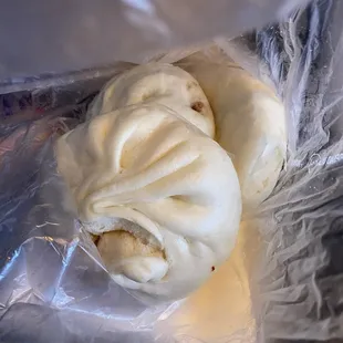 Steamed pork bun!