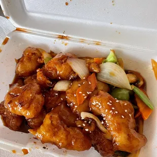 Quart Sesame Chicken.