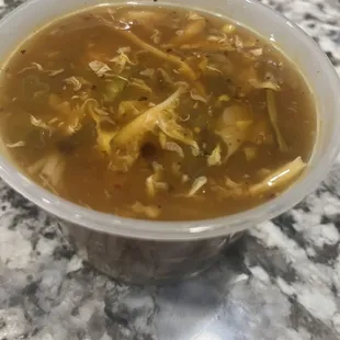 Hot and sour soup- delicious