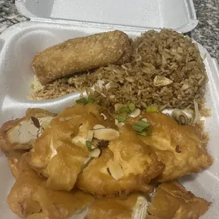 ABC- not a fan of the gravy at all but chicken and rice were good