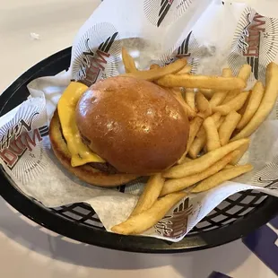 Kids burger combo