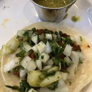 Al pastor street taco