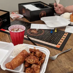 Wing On Inn takeout &amp; board games