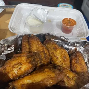 10 piece all flat Old Bay wings