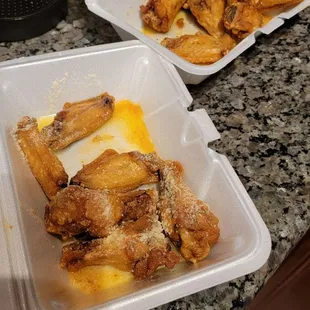 Lemon pepper and garlic parm