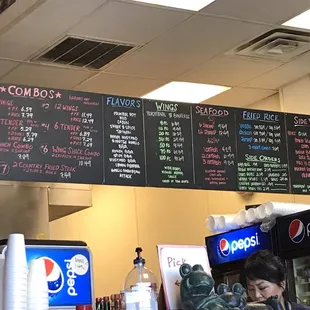 Updated menu