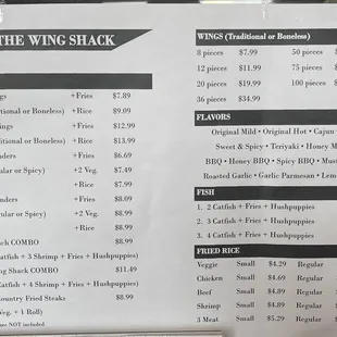 B&amp;W menu