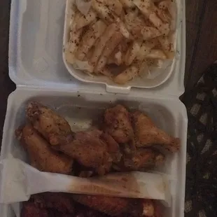 Today the wings was really salty and not as good as they normally be.