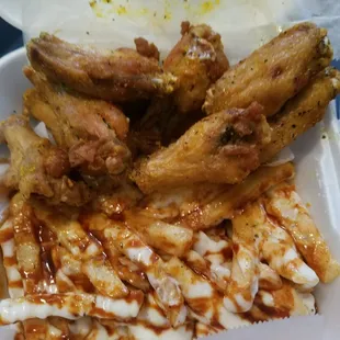 Lemon Pepper with Sweet Heat Ranch Fries. My favorite every time I go