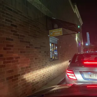 Busy drive-through.