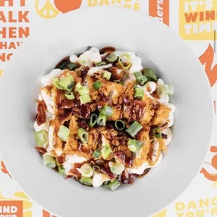 The menu photo the the mac and cheese I ordered