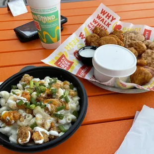 12 piece boneless wings and buffalo mac