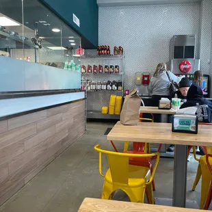 Dinning room and soda machine