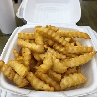 Fries came with No seasoning