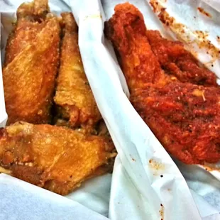 Wings lemon pepper &amp; cajun