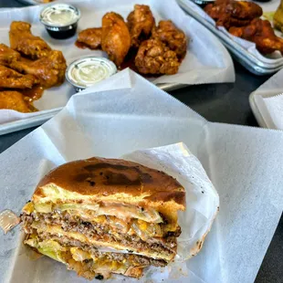 Combo 2 (8 Wings ) Combo 5 (Hamburger) Fresh Cut Fries Large