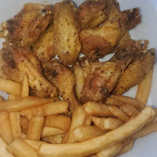 Lemon pepper with fries no seasoning