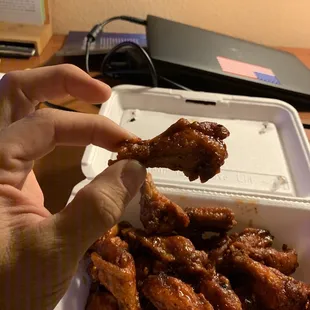 Little wings so order more than normal.