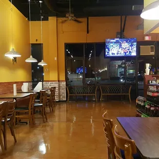 They've expanded their restaurant with extra seating and a couple more tvs