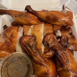 Cantonese roast duck. One whole duck!