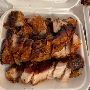 Cantonese roast pork belly, half pound