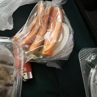 The carrots they gave with ranch