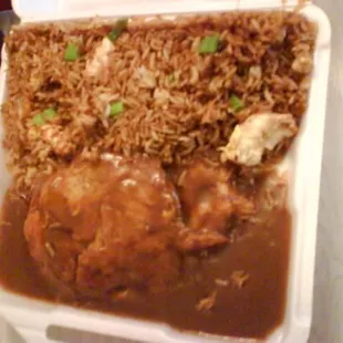 Lunch Special - Shrimp Egg Foo Young