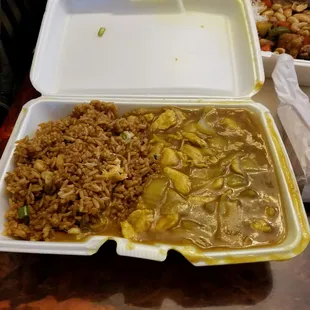 Curry Chicken Lunch Special