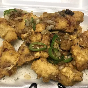 Spocy salt pork chop super good