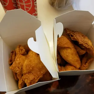 2 Orders of Crab Rangoons