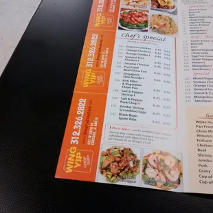 menu, sushi and sashimi