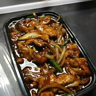 Large order of Mongolian chicken