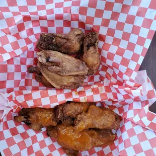 Some of our tasty wings that were recently ordered.