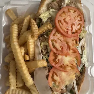 Chicken Philly Sandwich with Fries &amp; Drink
