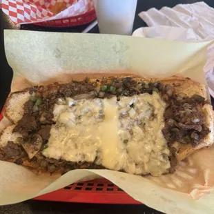 Philly Sandwich with 5 Piece Wings &amp; Drink