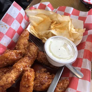 6 Tender Honey BBQ Basket