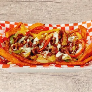 Sweet Potato Loaded Fries