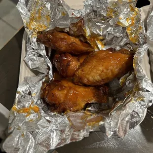 Mango habanero wings